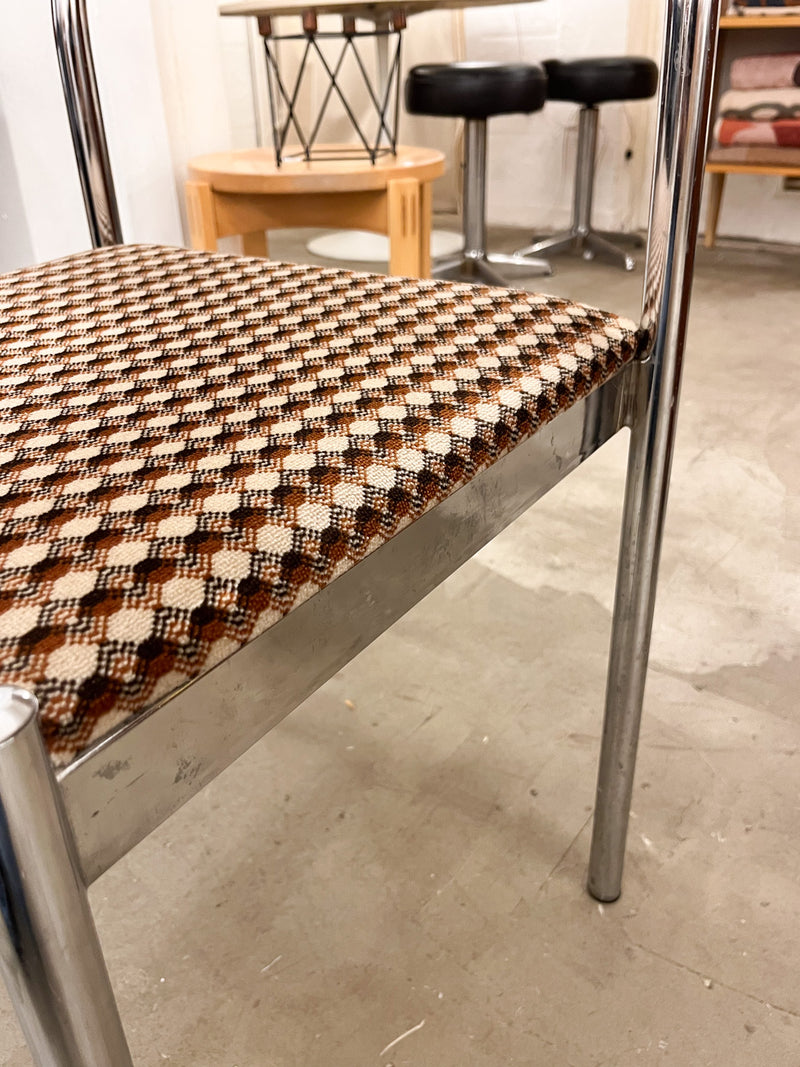 クロームスチール ダイニングチェア <br>cerote antiques