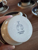 Höganäs Keramik , Hertha Bengtson <br>"AGAT" セラミック カップ＆ソーサー <br>1960's , Sweden <br>reload