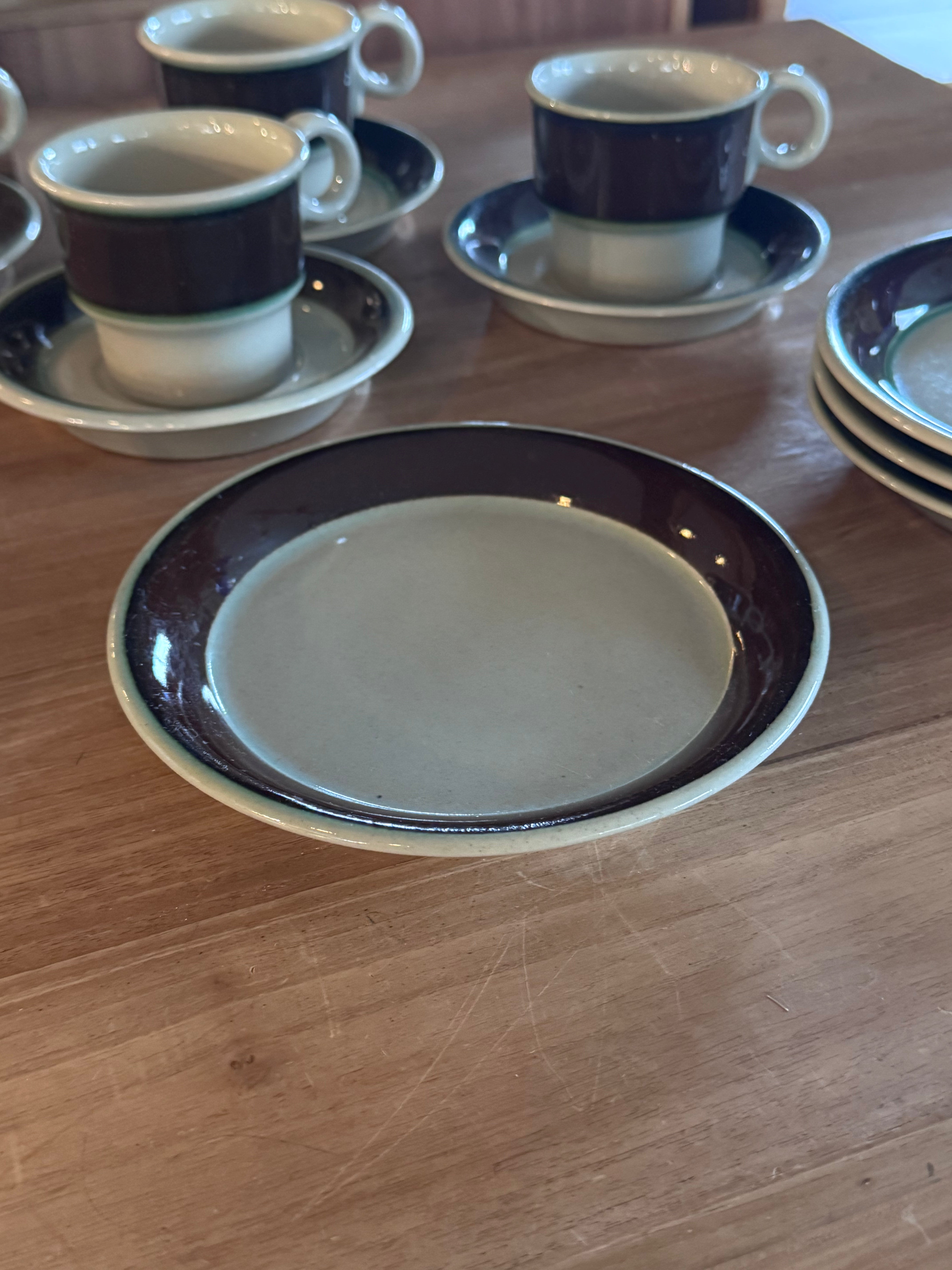 Höganäs Keramik , Hertha Bengtson - "AGAT" セラミック プレート - 1960's , Sweden - reload店 - cerote antiques