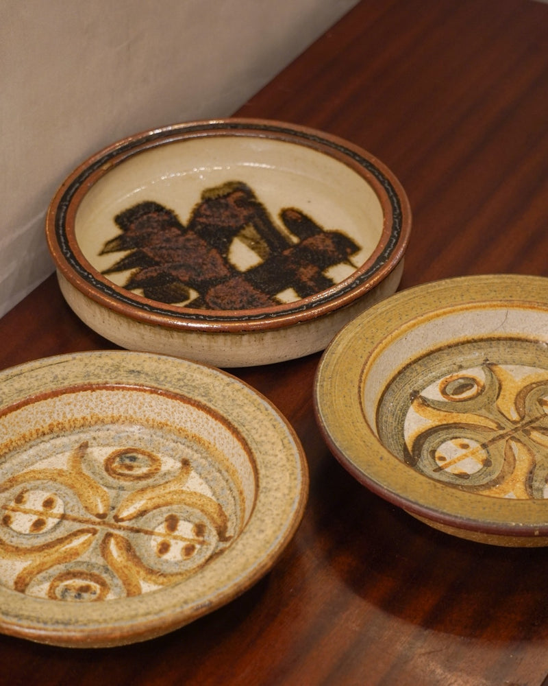 SOHOLM社 , Einar Johansen <br>セラミックプレート <br>1970's , Denmark <br>bob's box