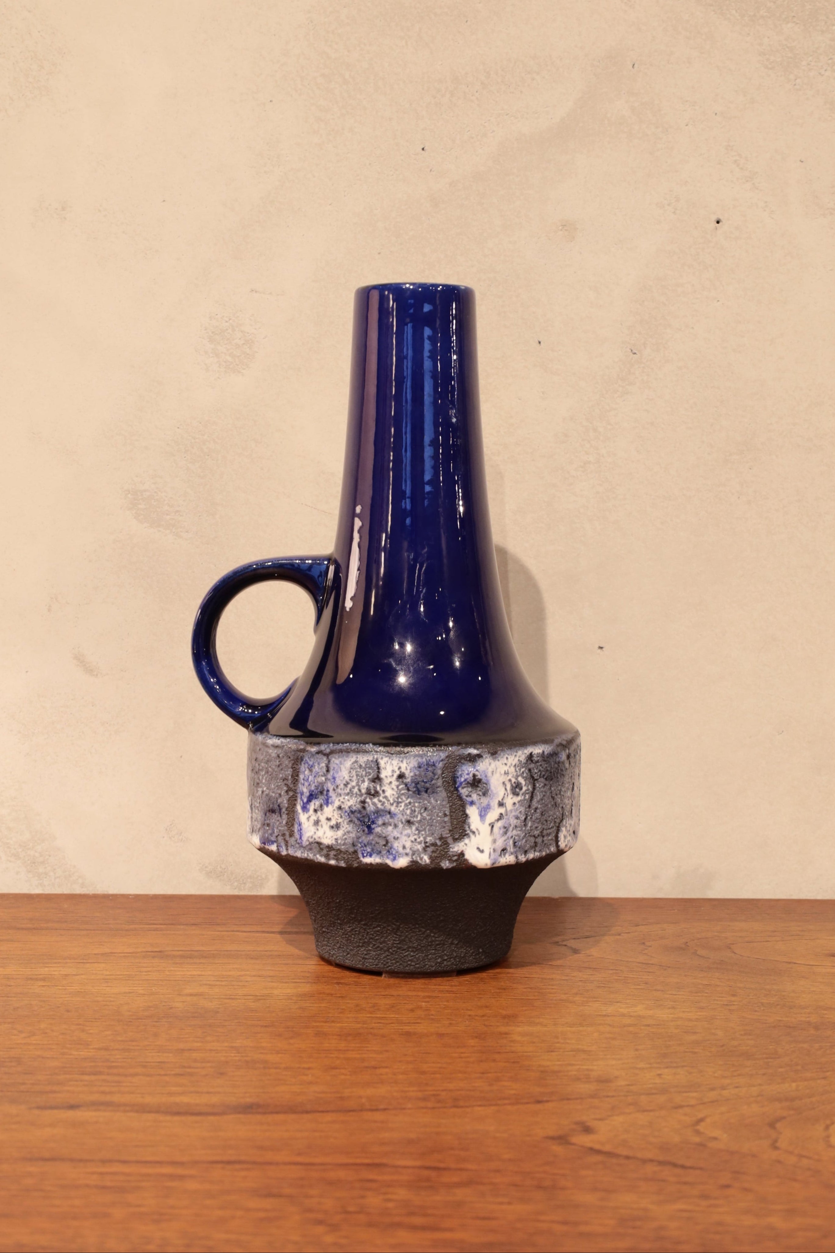 Bay Keramik 1525/28 - Fat Lava セラミックフラワーベース - 1960's-1970's , West Germany - cerote antiques