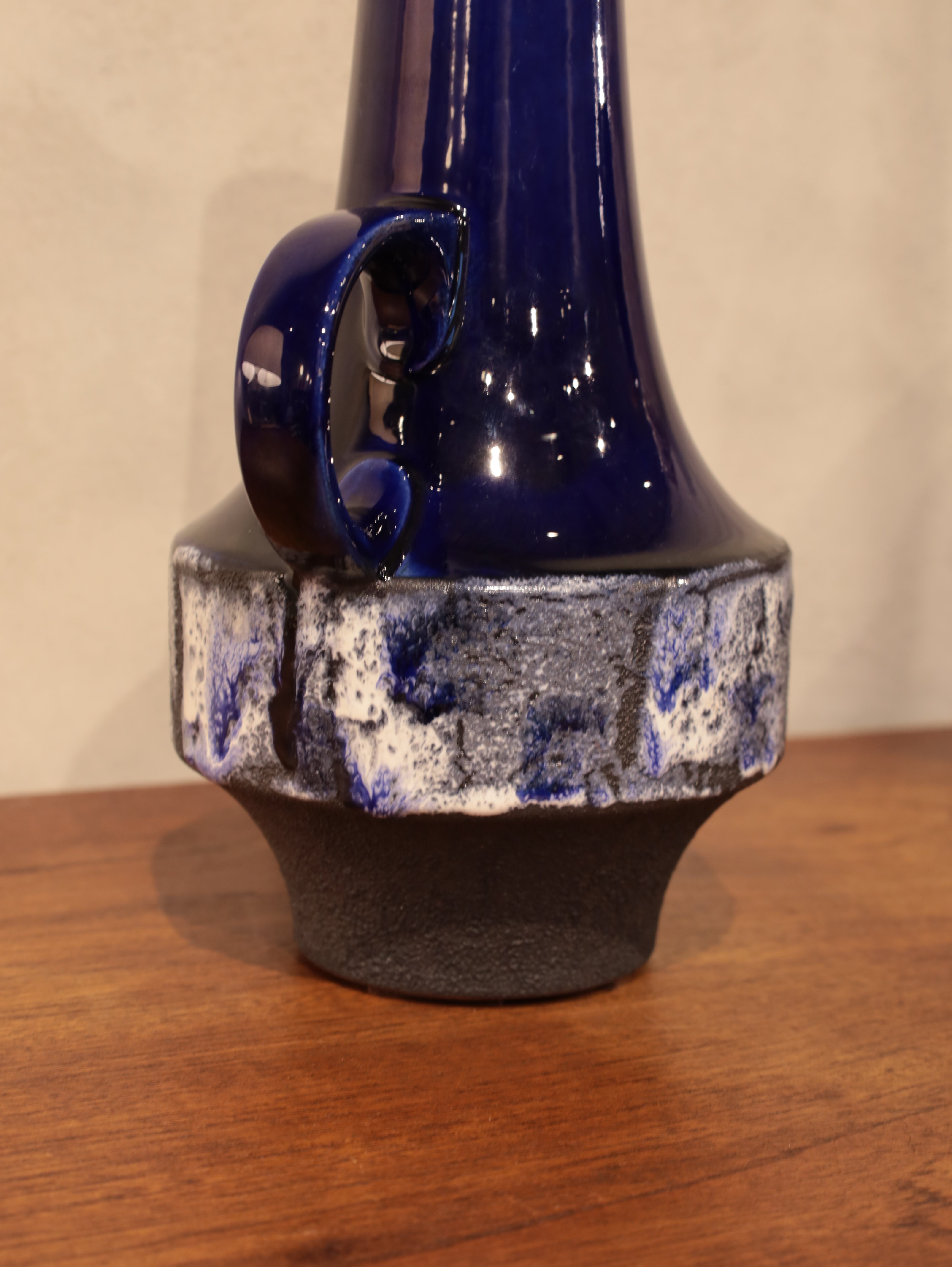 Bay Keramik 1525/28 - Fat Lava セラミックフラワーベース - 1960's-1970's , West Germany - cerote antiques