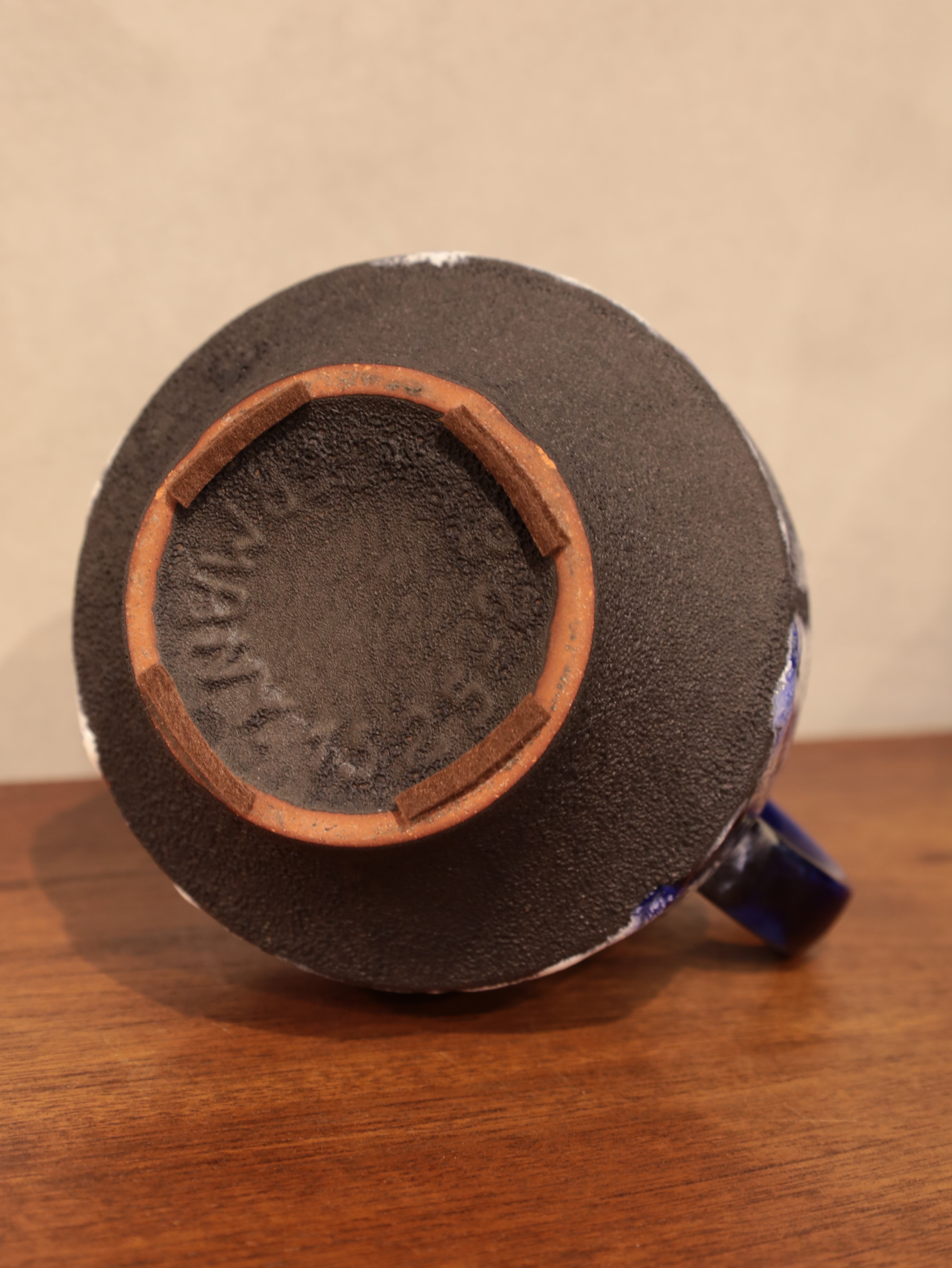 Bay Keramik 1525/28 - Fat Lava セラミックフラワーベース - 1960's-1970's , West Germany - cerote antiques