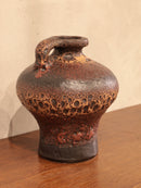 Carstens Tönnieshof 0875-18<br>Fat Lava<br>セラミック フラワーベース<br>1960's-1970's<br>West Germany<br>reload店