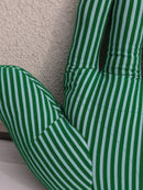 PORTRAIT LAB<br>Fabric object "Hand"S size Green stripe<br>reload店 - ヴィンテージ SHARK ATTACK