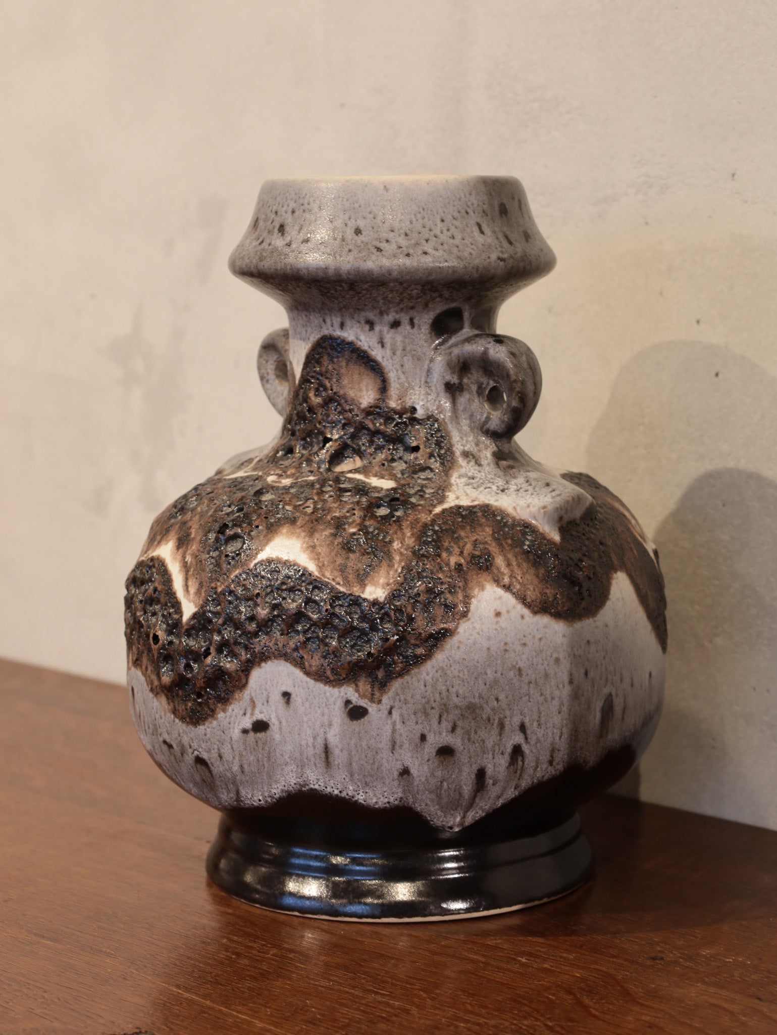 Scheurich 1181/25 - Fat Lava セラミック フラワーベース - 1960's-1970's , West Germany - cerote antiques