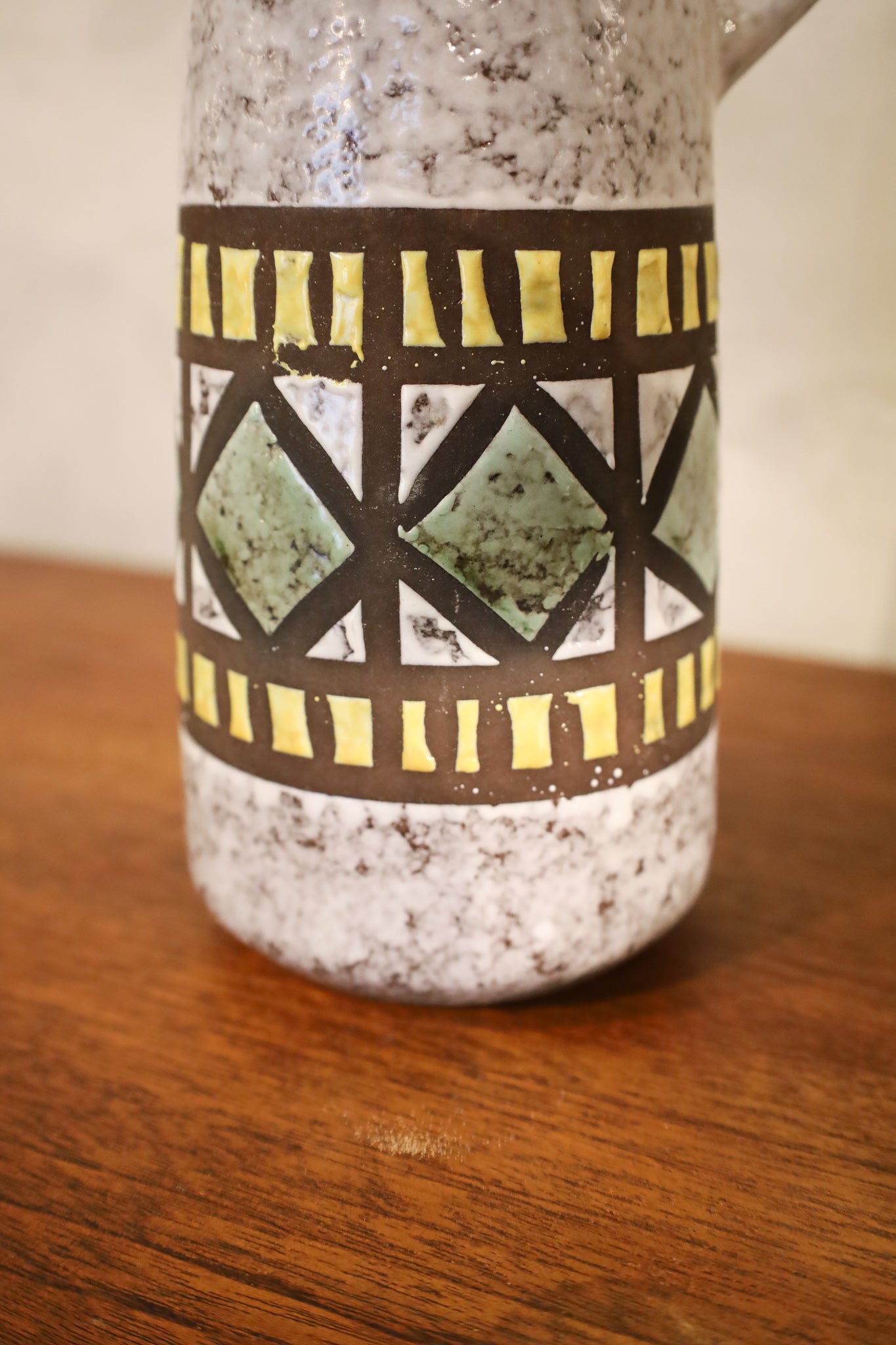 Carstens Tönnieshof 4072 - Fat Lava セラミックフラワーベース - 1960's-1970's , West Germany - cerote antiques