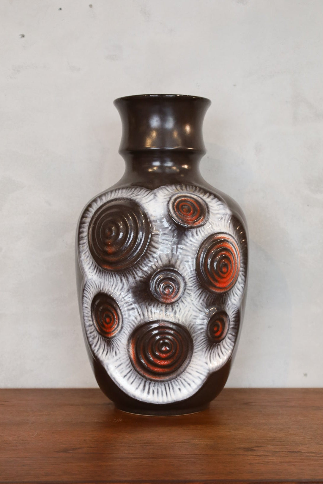 Bay Keramik 84/40 - Fat Lava セラミックフラワーベース - 1960's-1970's , West Germany - cerote antiques