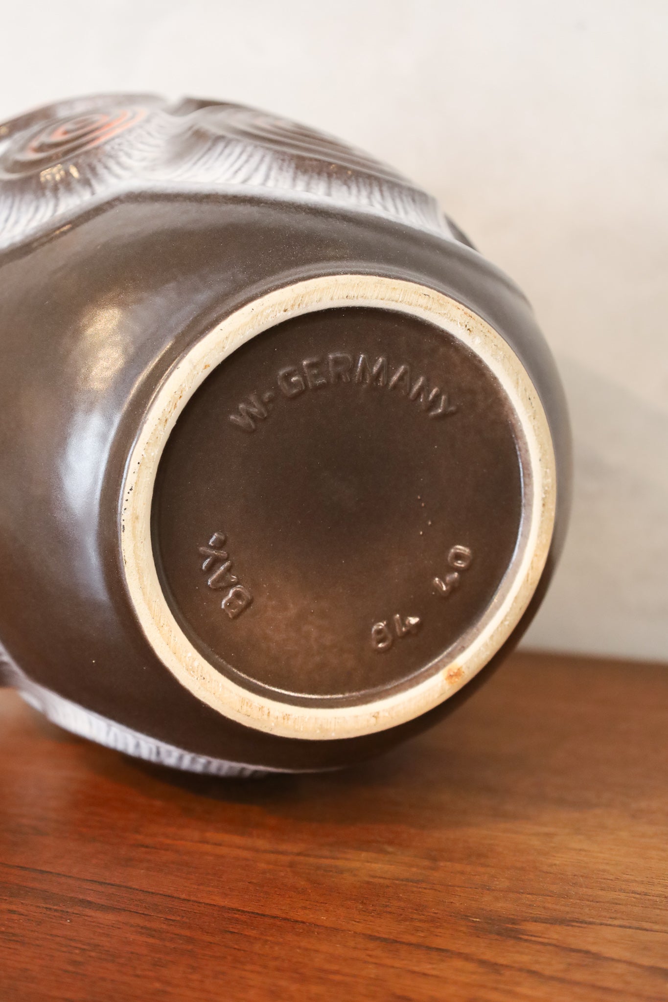 Bay Keramik 84/40 - Fat Lava セラミックフラワーベース - 1960's-1970's , West Germany - cerote antiques
