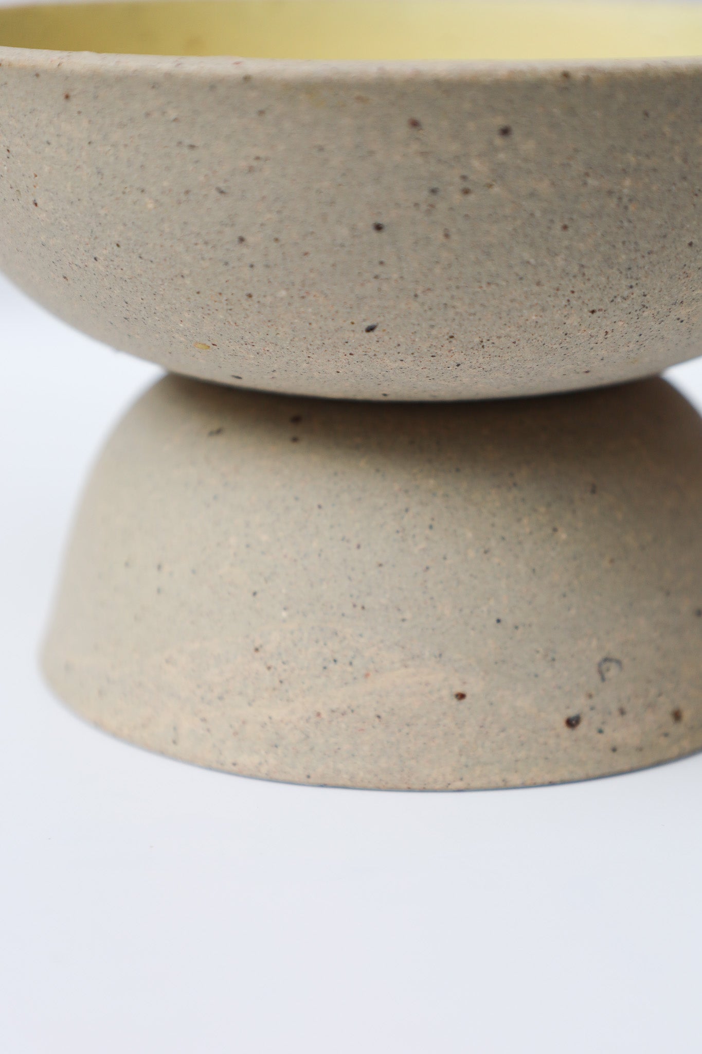 ONE KILN CERAMICS - FOOD BOWL / S lemon yellow