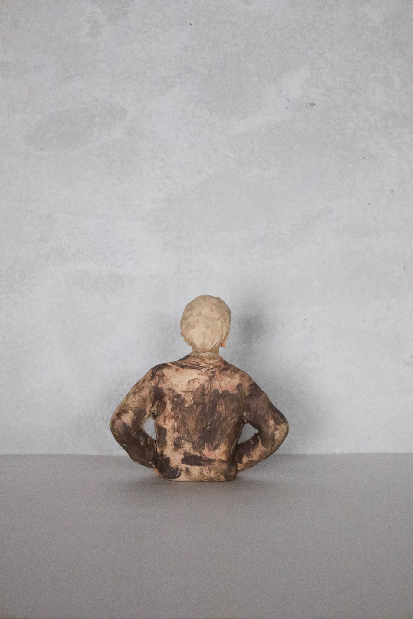 nakamurakenoshigoto - おじさんオブジェ 半身 - cerote antiques