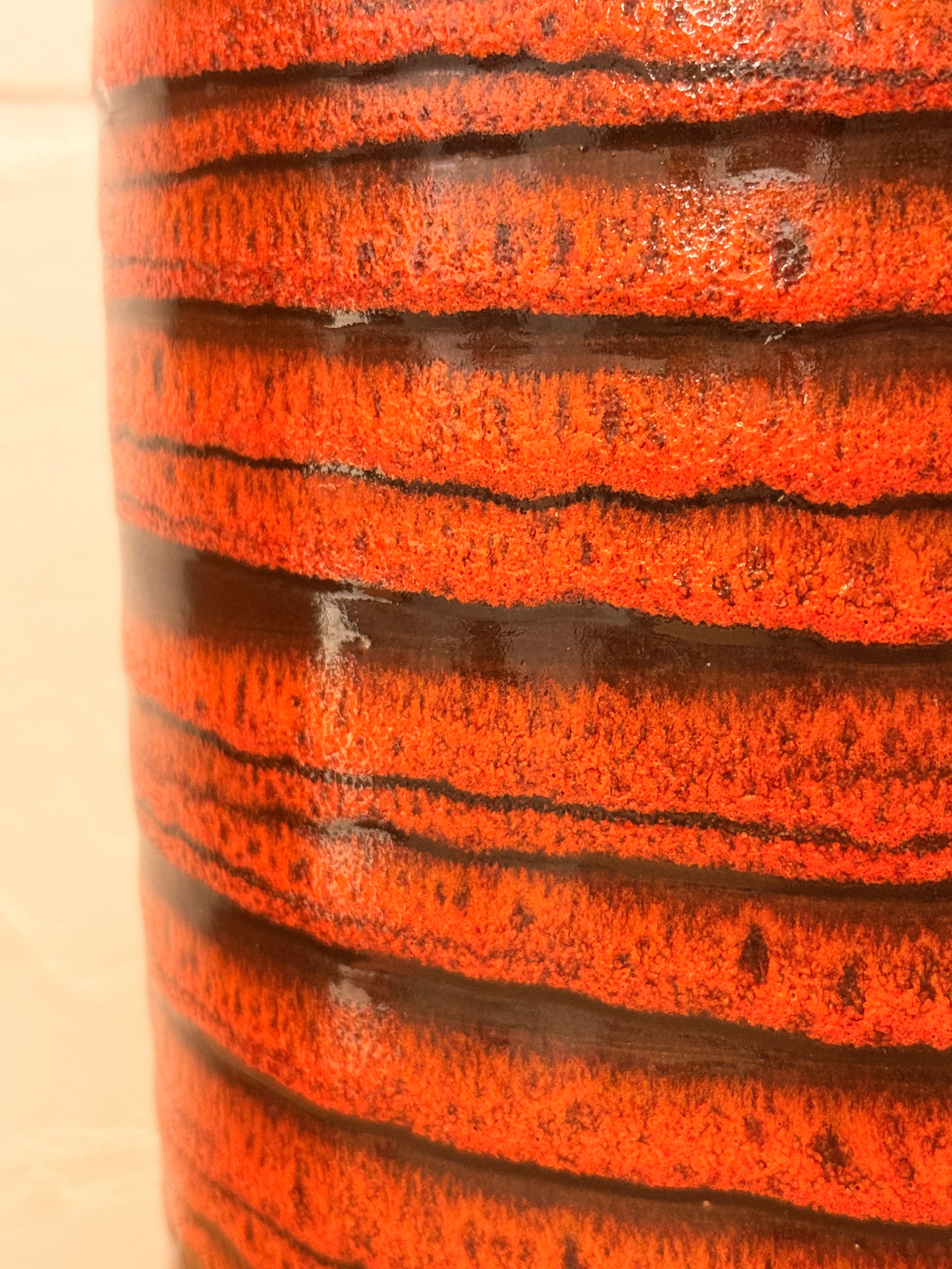 Scheurich 517/45 - Fat Lava - セラミック フラワーベース - 1960's-1970's , West Germany - cerote antiques