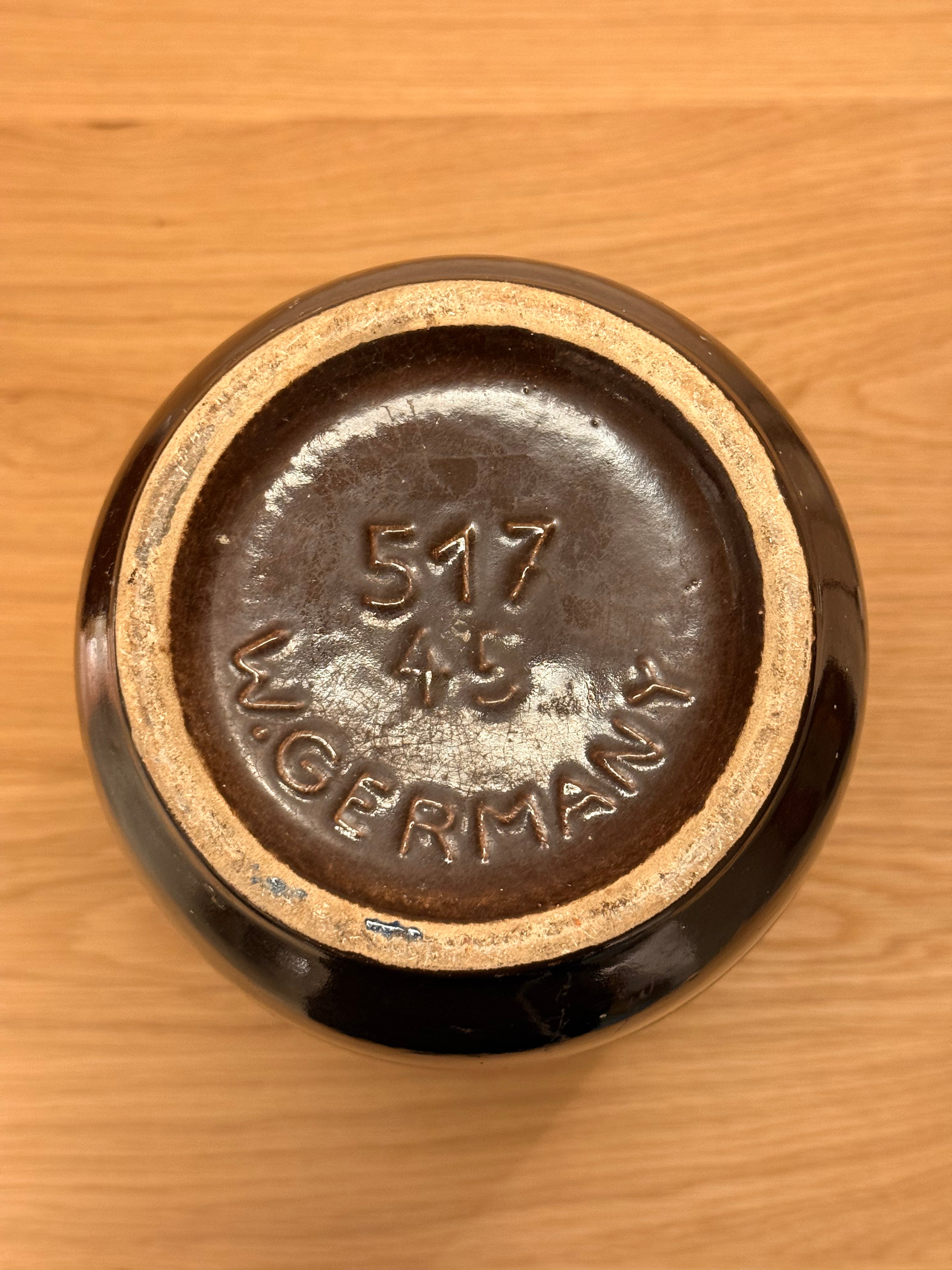 Scheurich 517/45 - Fat Lava - セラミック フラワーベース - 1960's-1970's , West Germany - cerote antiques