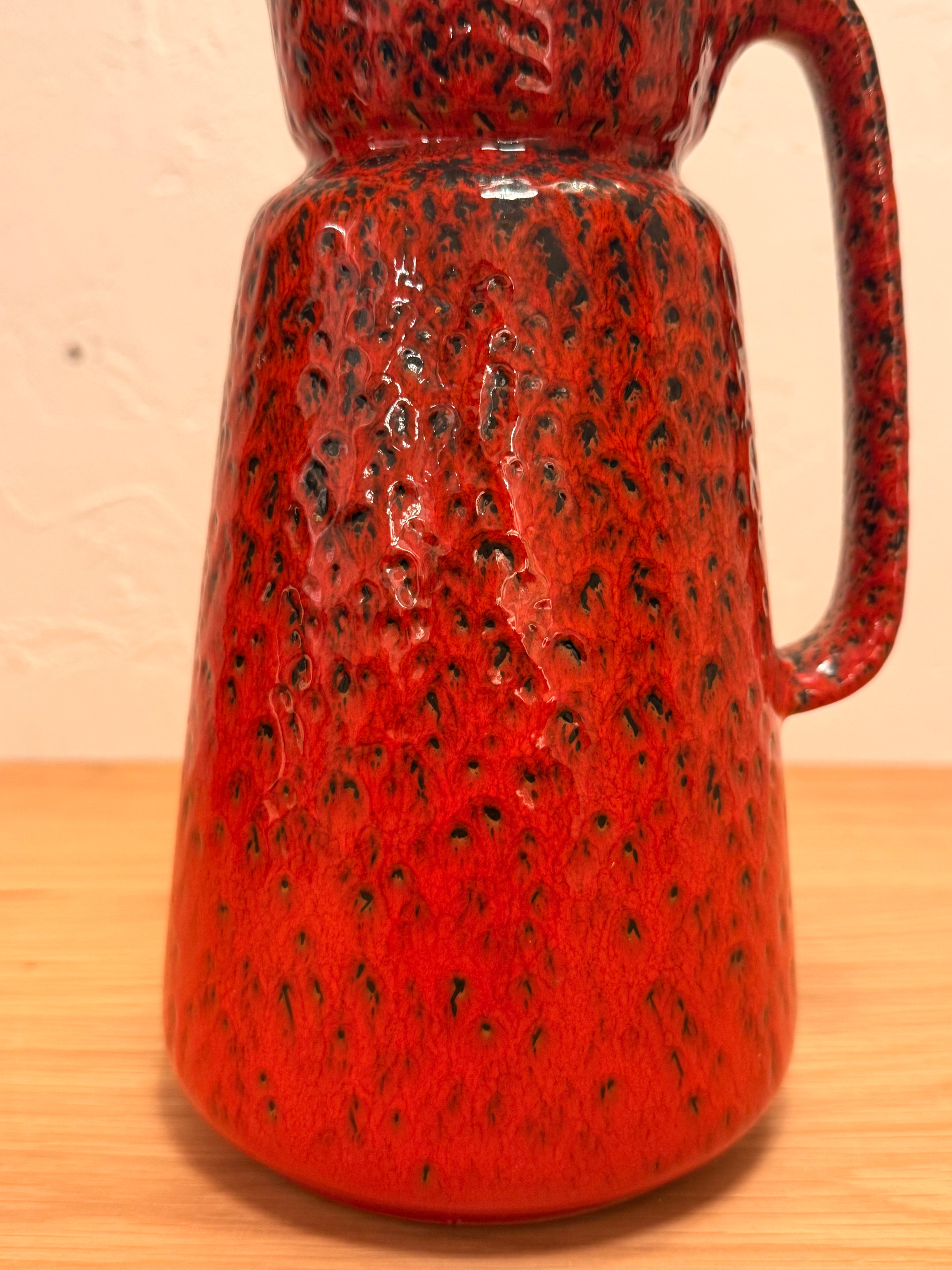 Wächtersbach 0142/1 - Fat Lava - セラミック フラワーベース - 1960's-1970's , West Germany - cerote antiques