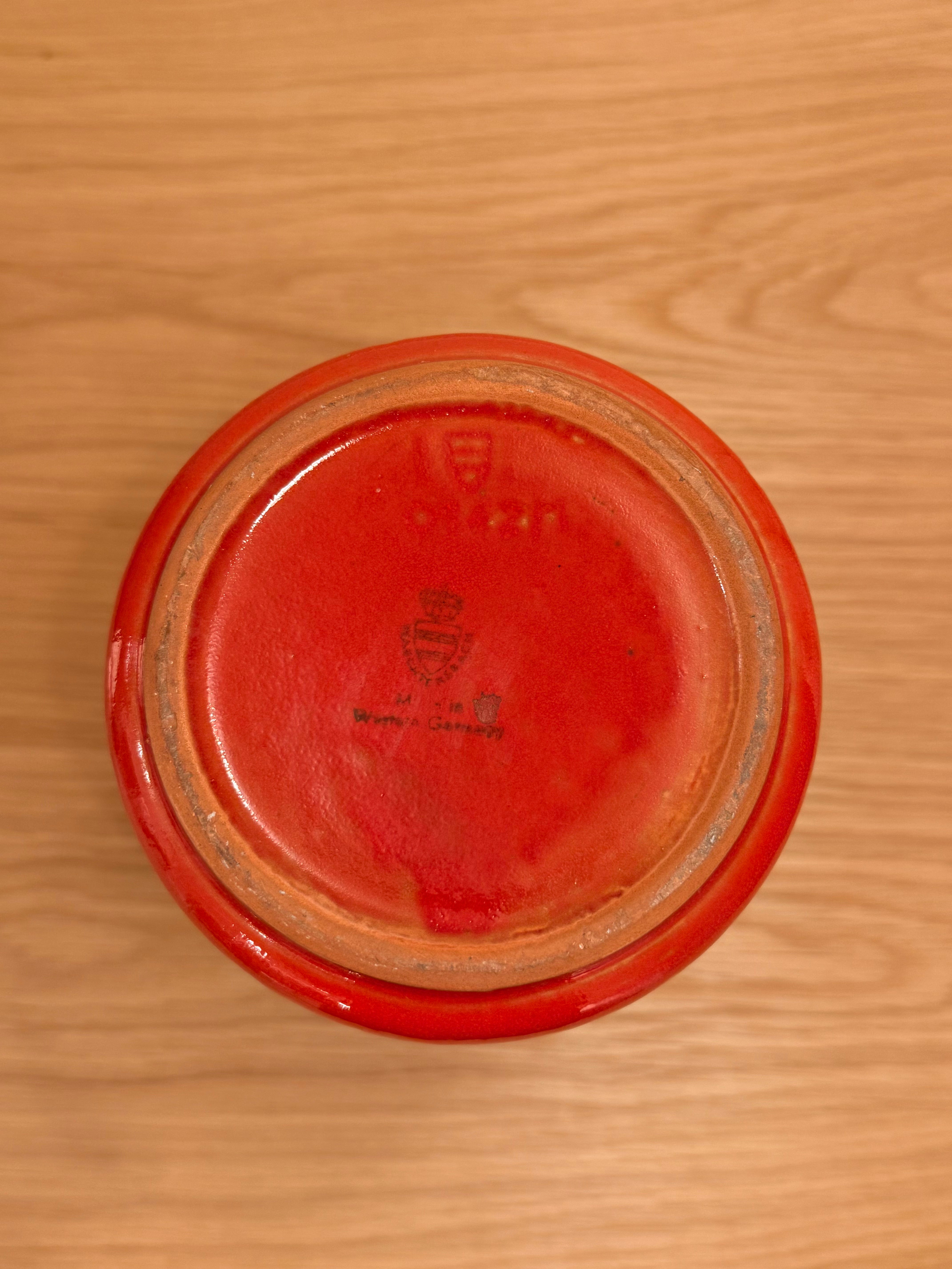 Wächtersbach 0142/1 - Fat Lava - セラミック フラワーベース - 1960's-1970's , West Germany