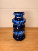 Scheurich 266/28 <br>Fat Lava <br>セラミック フラワーベース <br>1960's-1970's , West Germany <br>cerote antiques