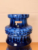 Scheurich 266/28 <br>Fat Lava <br>セラミック フラワーベース <br>1960's-1970's , West Germany <br>cerote antiques