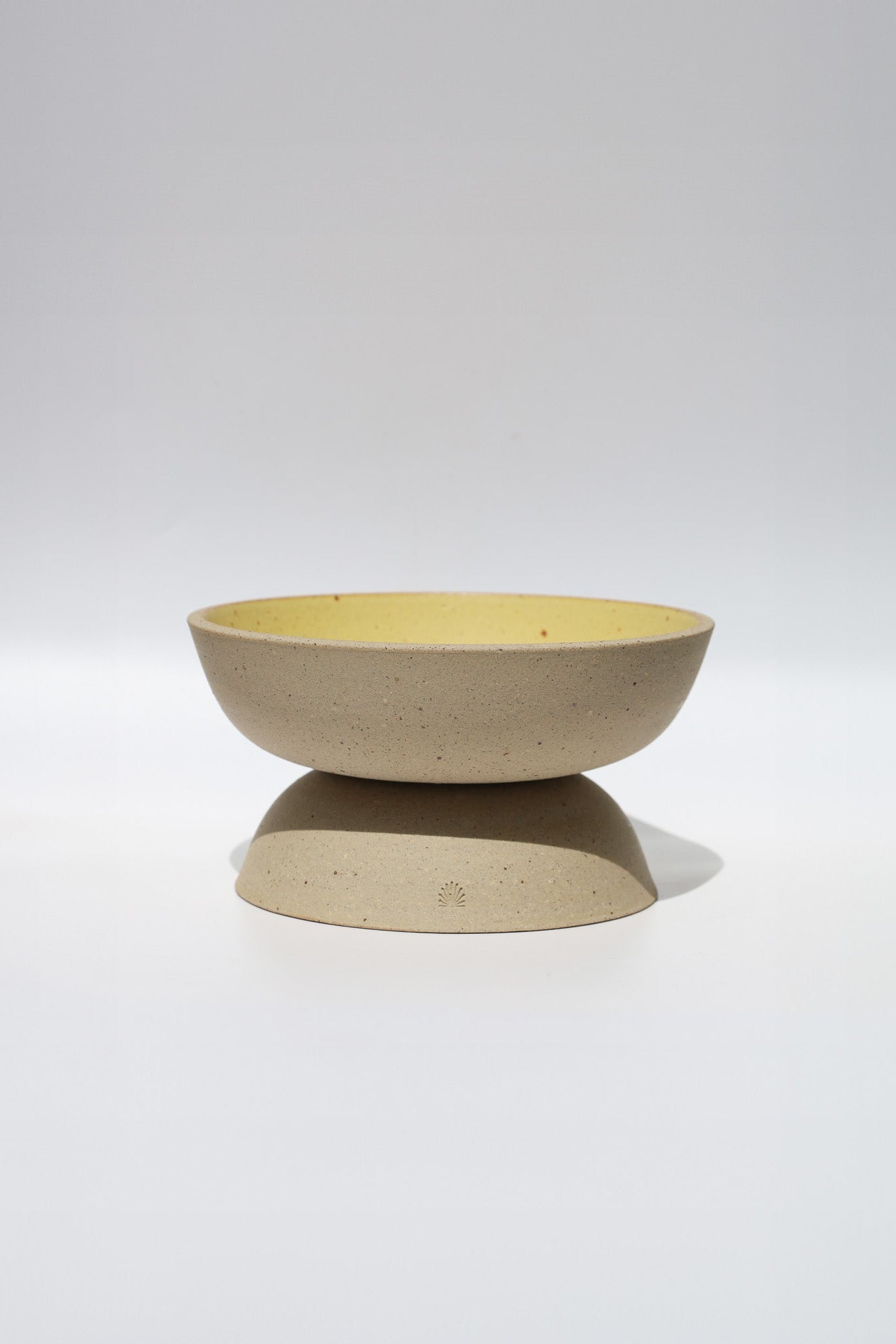 ONE KILN CERAMICS - FOOD BOWL / M lemon yellow