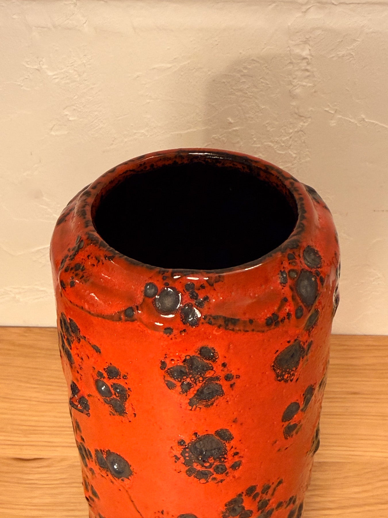 Scheurich 532/28 - Fat Lava - セラミック フラワーベース - 1960's-1970's , West Germany - cerote antiques
