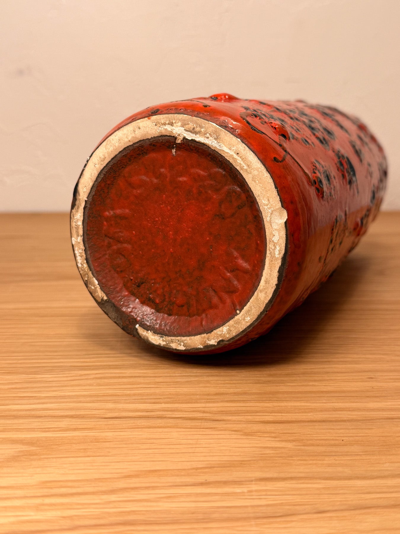 Scheurich 532/28 - Fat Lava - セラミック フラワーベース - 1960's-1970's , West Germany - cerote antiques