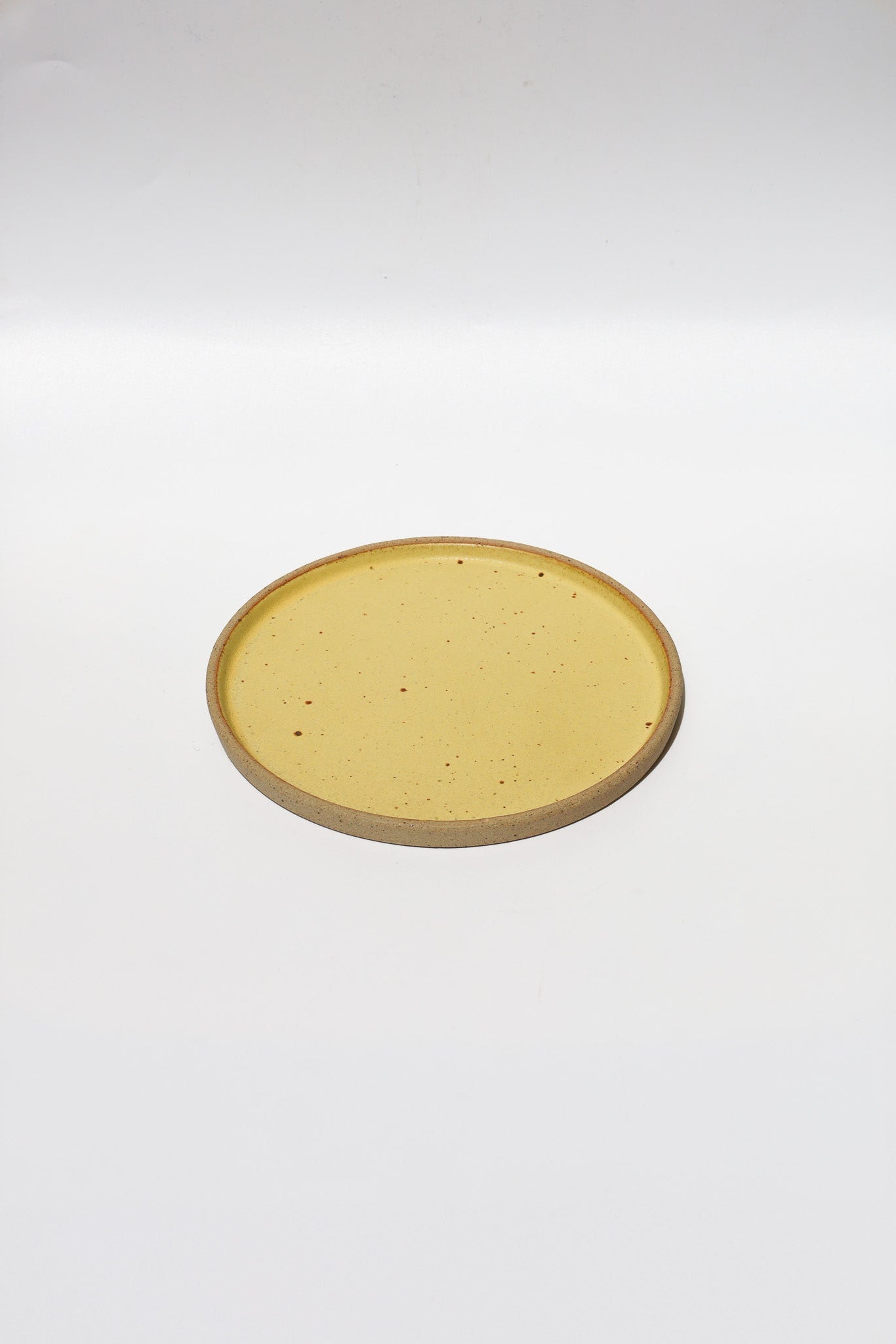 ONE KILN CERAMICS - FLAT PLATE S /  lemon yellow - 大阪店