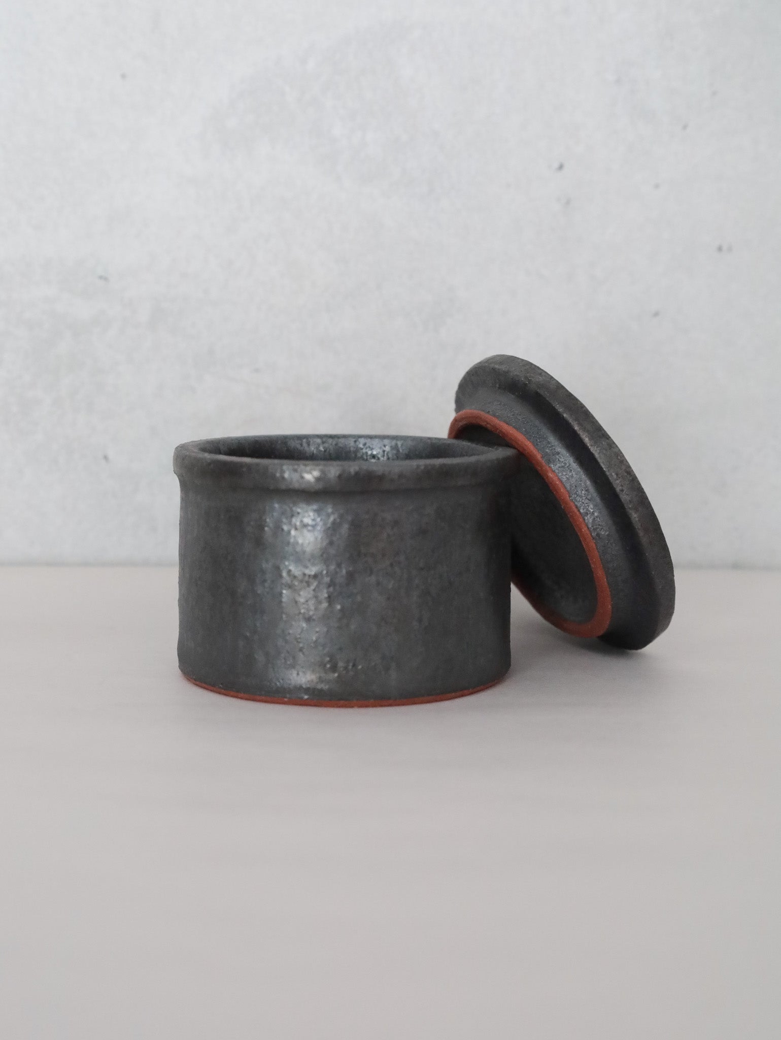 nakamurakenoshigoto - キャニスター 赤土マンガン - cerote antiques