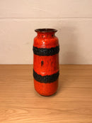 Scheurich 206/27 <br>Fat Lava <br>セラミック フラワーベース <br>1960's-1970's , West Germany <br>cerote antiques