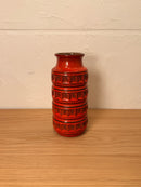 Scheurich 268/23 <br>Fat Lava <br>セラミック フラワーベース <br>1960's-1970's , West Germany <br>cerote antiques