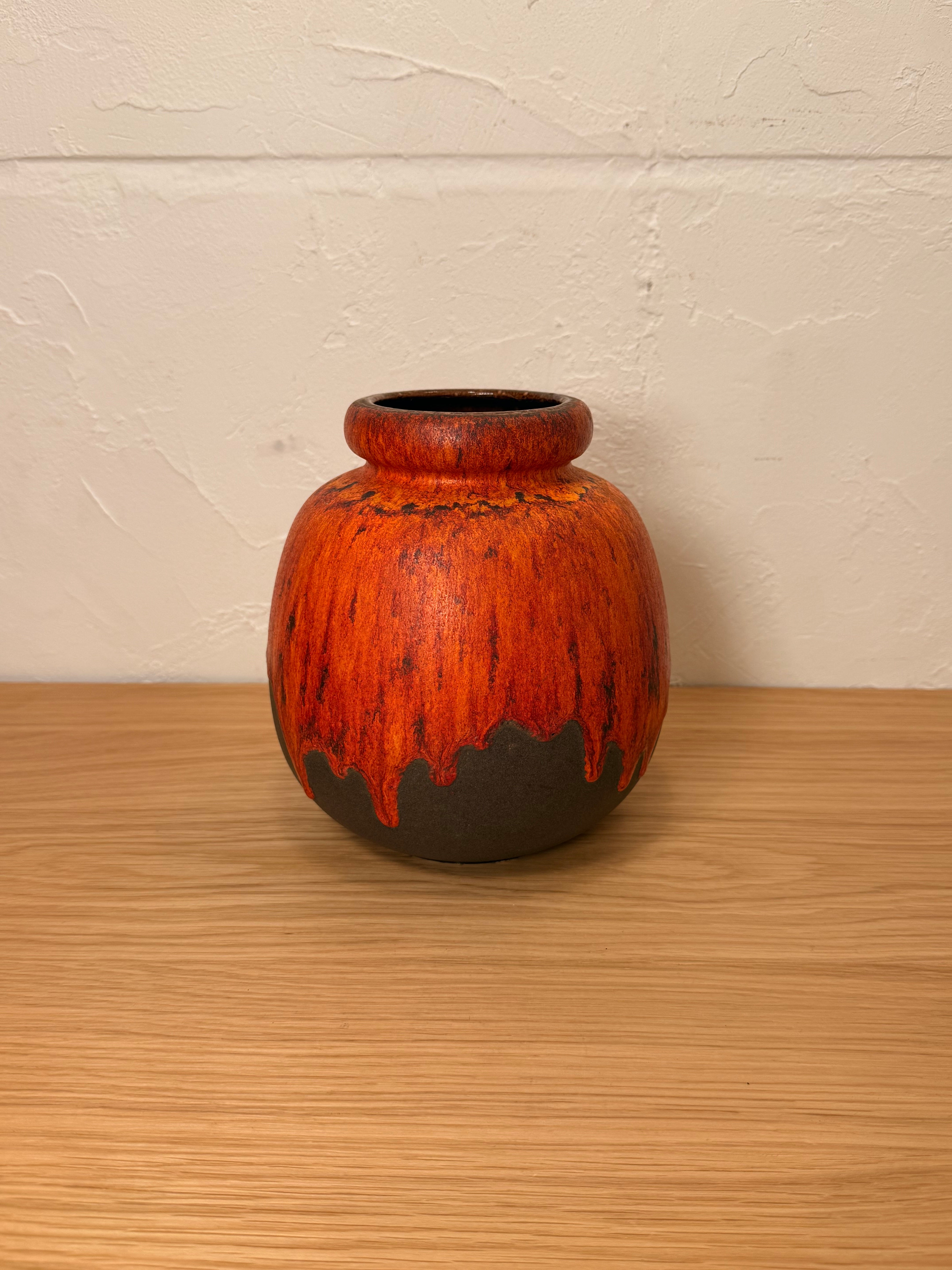 Scheurich 284/19 - Fat Lava - セラミック フラワーベース - 1960's-1970's , West Germany - cerote antiques