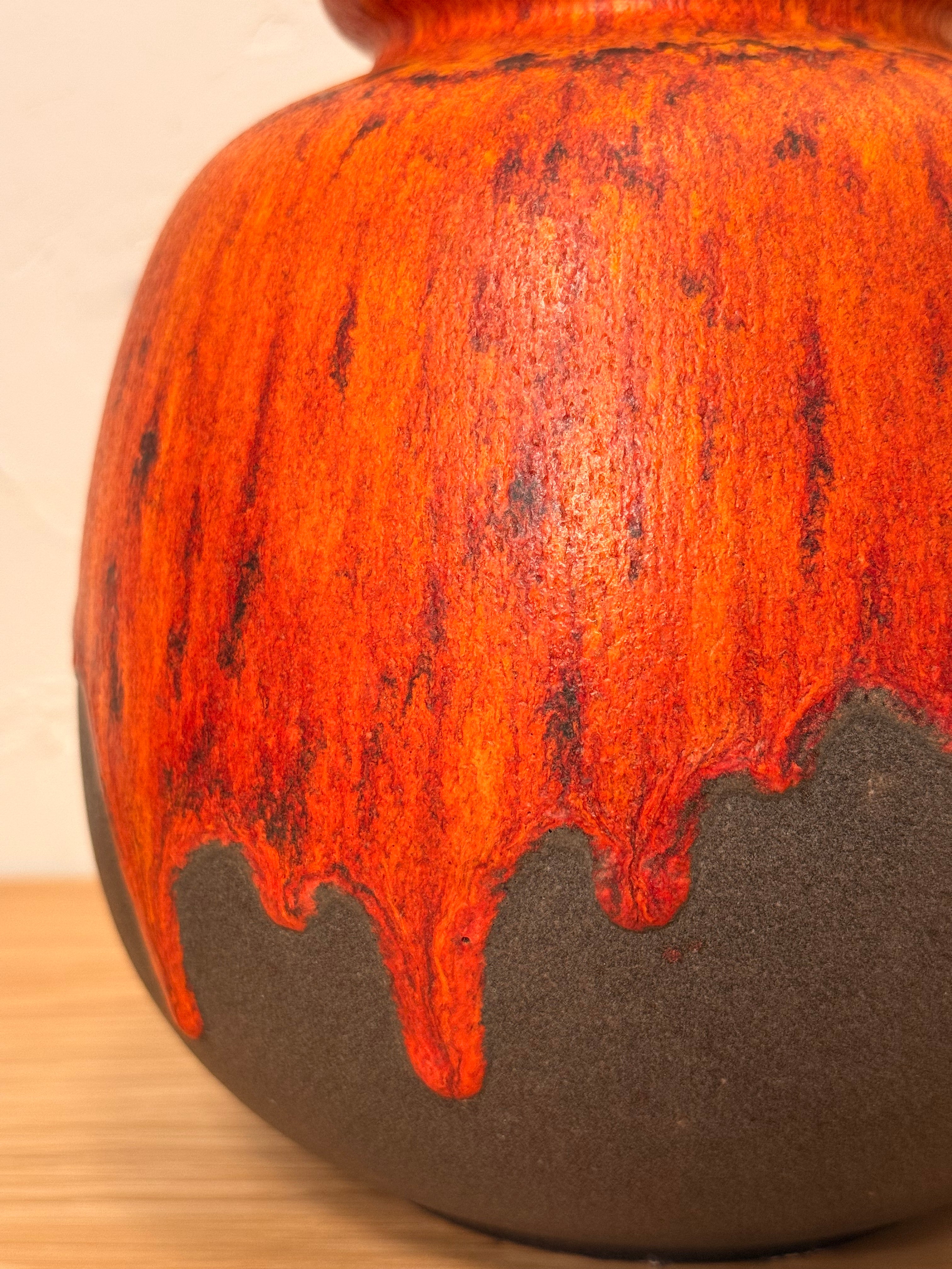 Scheurich 284/19 - Fat Lava - セラミック フラワーベース - 1960's-1970's , West Germany - cerote antiques