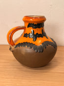 Scheurich 423/18 <br>Fat Lava <br>セラミック フラワーベース <br>1960's-1970's , West Germany <br>cerote antiques
