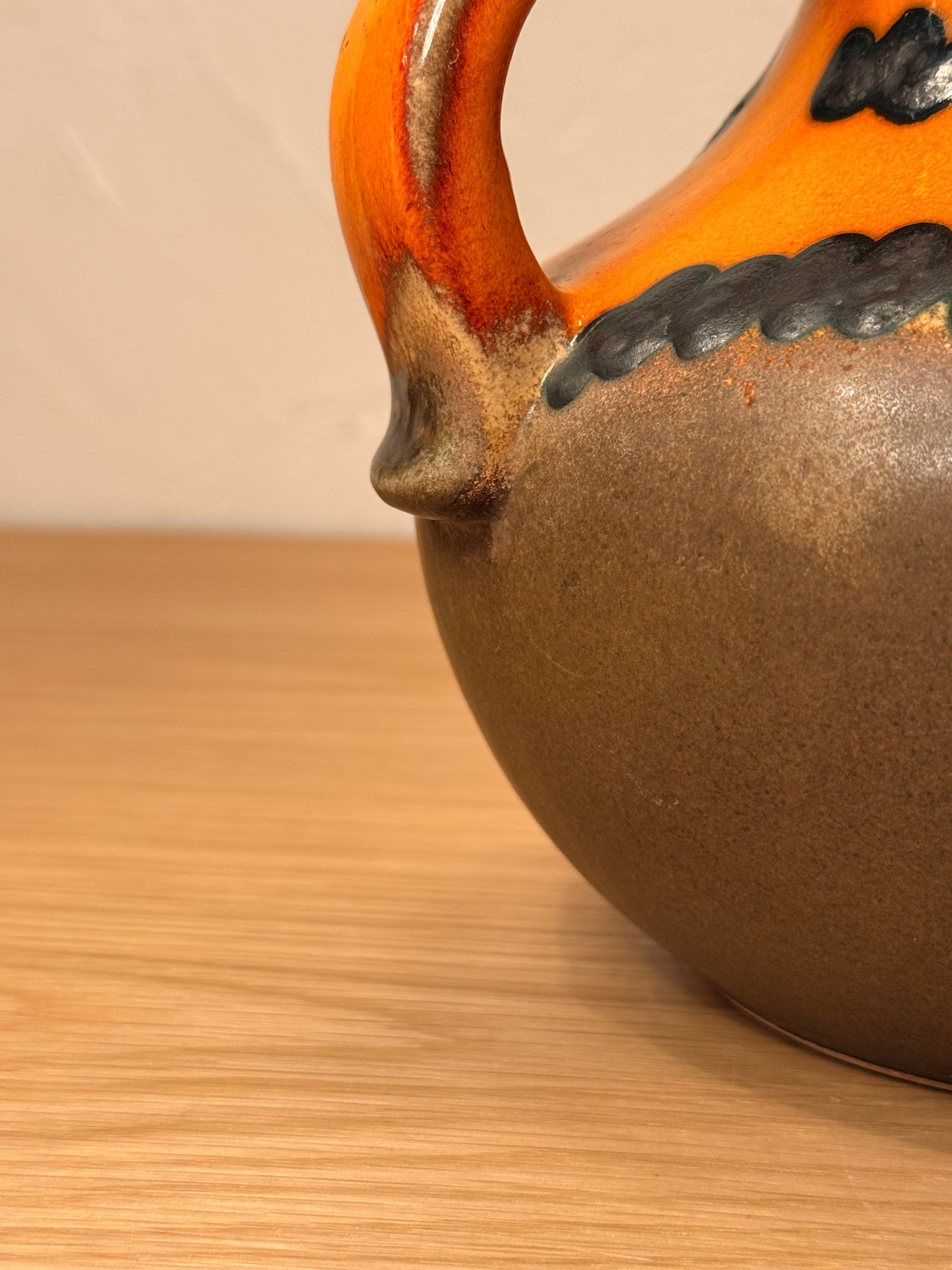Scheurich 423/18 - Fat Lava - セラミック フラワーベース - 1960's-1970's , West Germany - cerote antiques