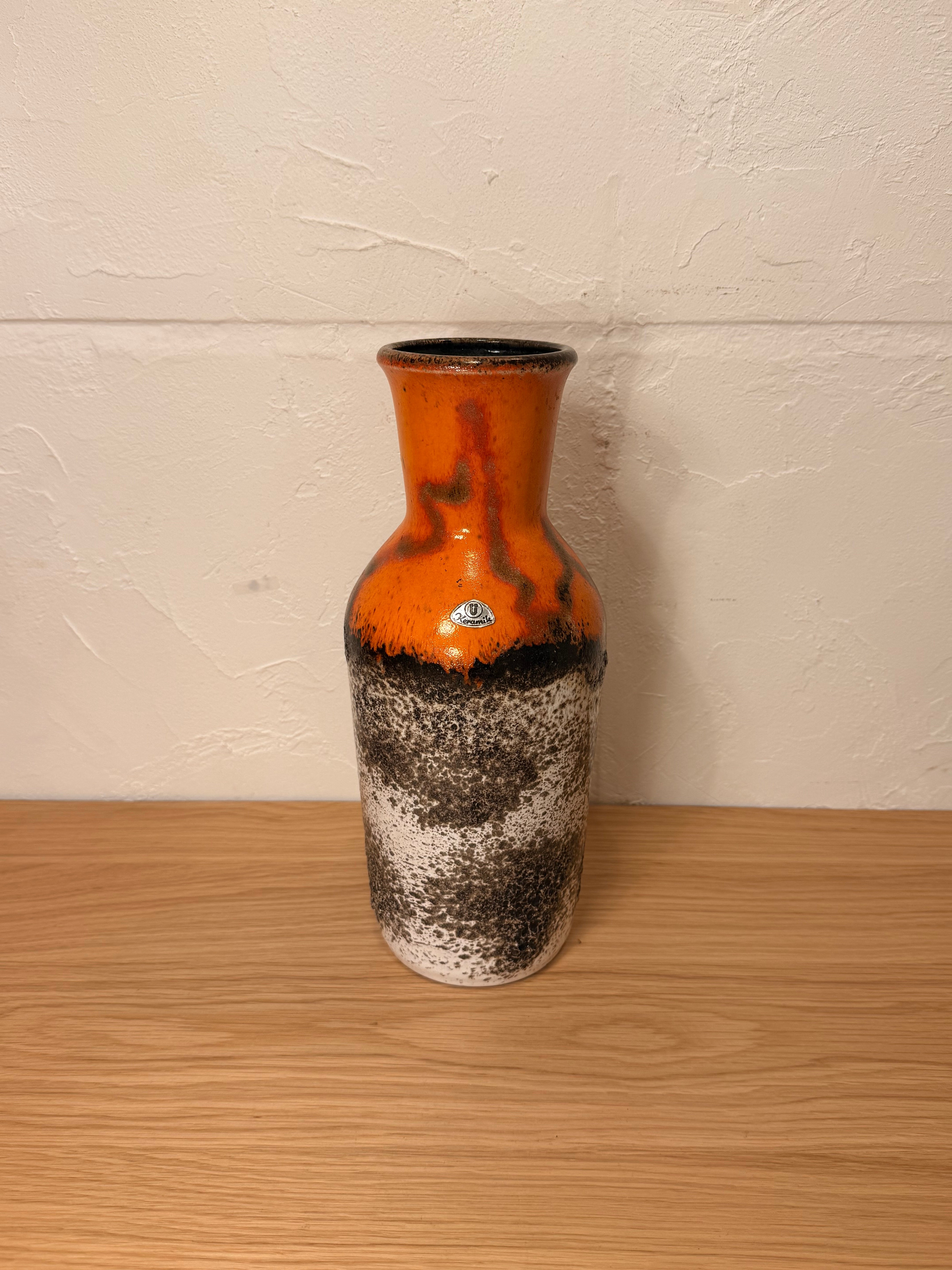 Übelacker Keramik 1364/30 - Fat Lava - セラミック フラワーベース - 1960's-1970's , West Germany