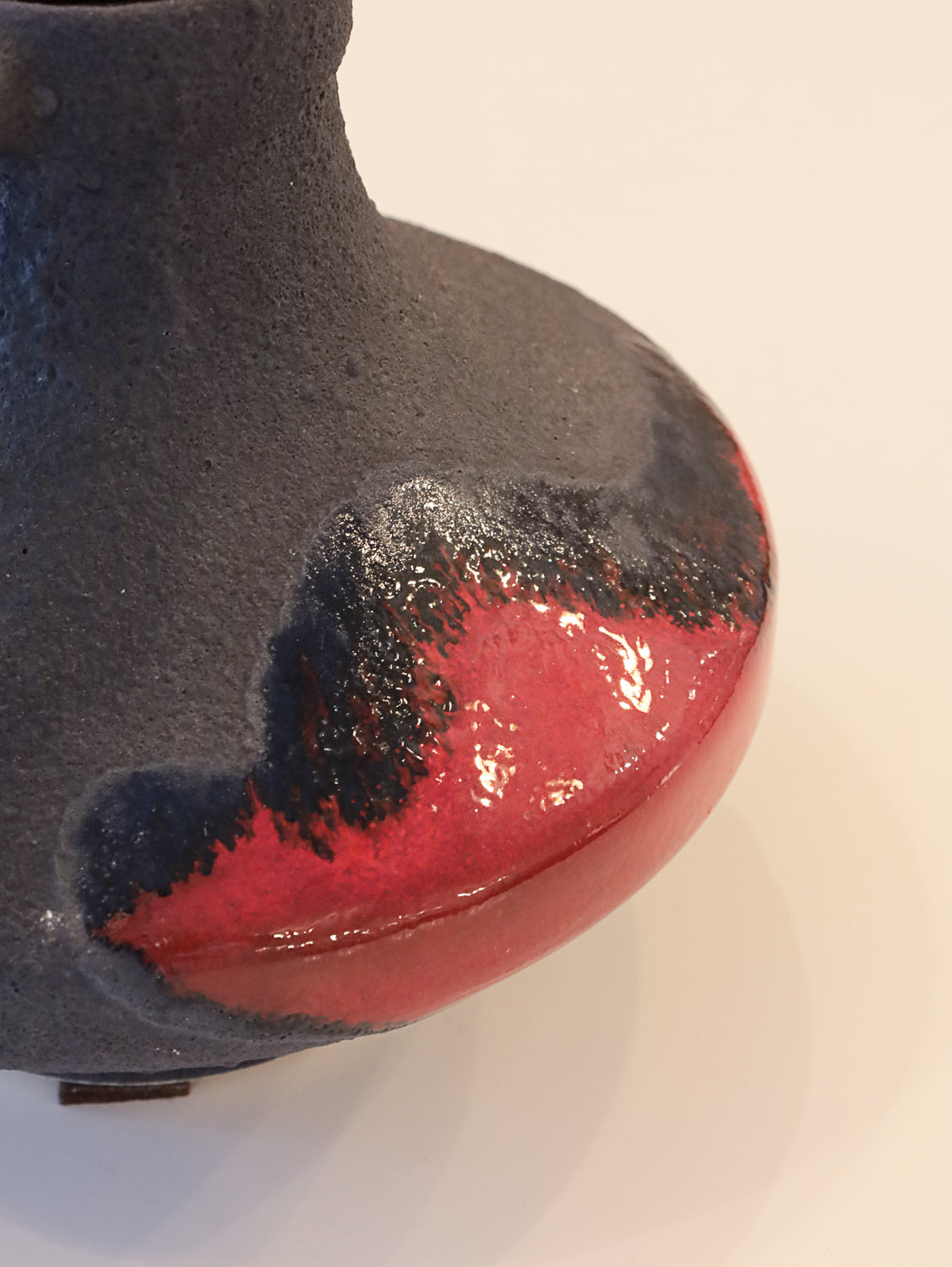 Fat Lava - セラミックフラワーベース - West Germany 1960-70's