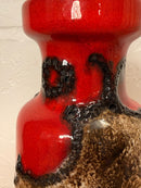 Scheurich 200/28 <br>熔岩釉 <br>陶瓷花瓶 <br>20世纪60-70年代，西德 <br>cerote antiques