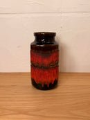 Scheurich 216/20 <br>Fat Lava <br>セラミック フラワーベース <br>1960's-1970's , West Germany <br>cerote antiques