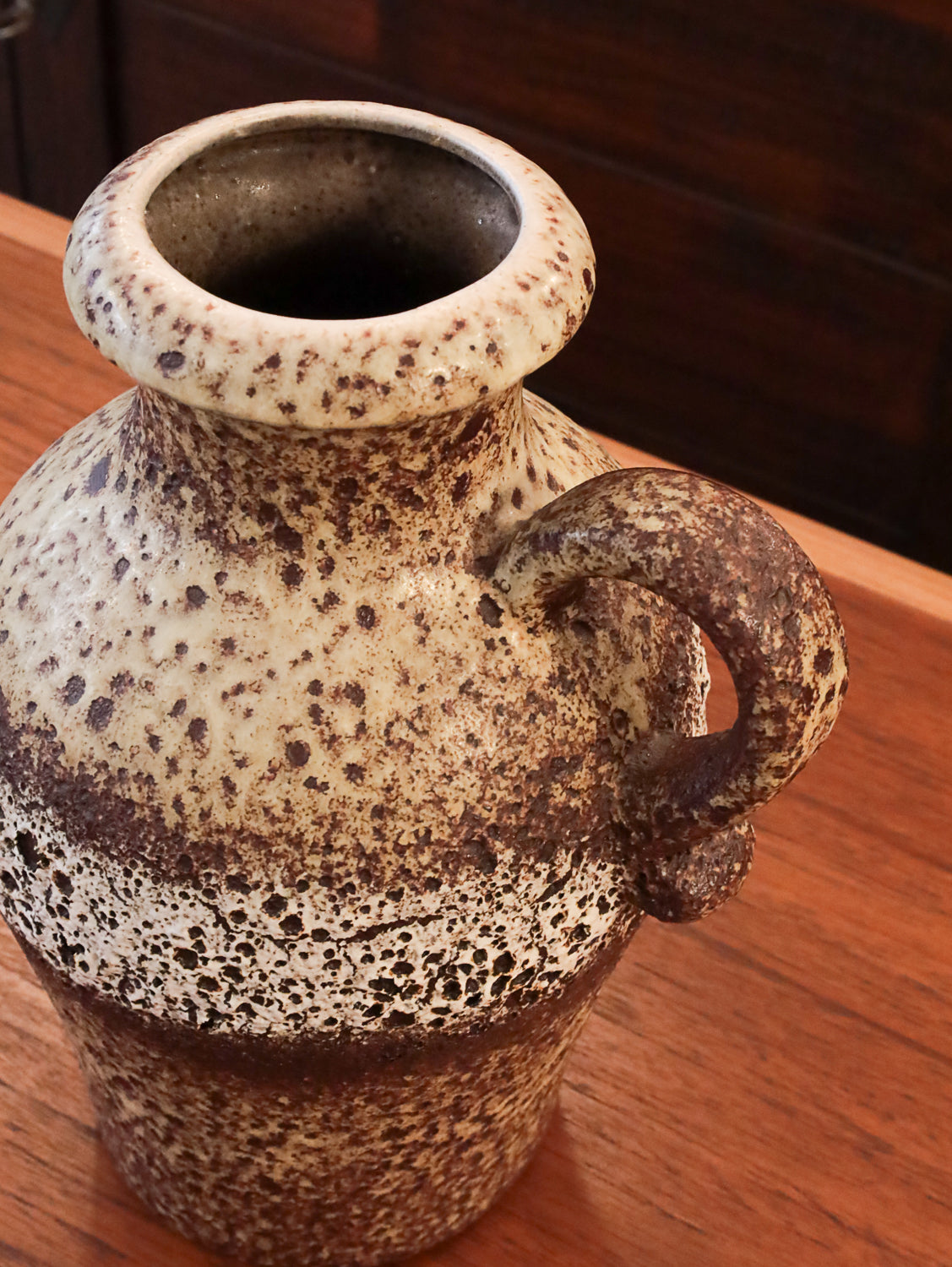 Scheurich 490/25 - Fat Lava - セラミックフラワーベース - West Germany 1960-70's - cerote antiques