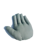 PORTRAIT LAB <br>Fabric object "Hand"S size Grey stripe <br>大和店・reload店 - ヴィンテージ SHARK ATTACK