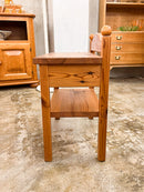 ウッドスモールナイトテーブル<br> cerote antiques