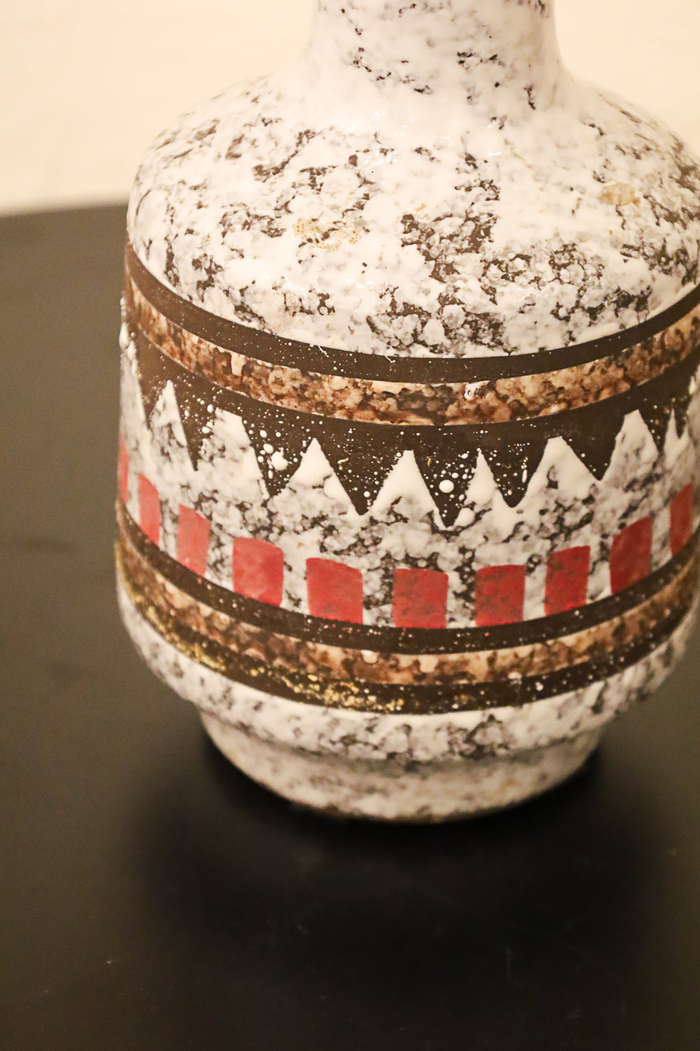 VEB Haldensleben - East Germany - Fat Lava - セラミックフラワーベース - cerote antiques