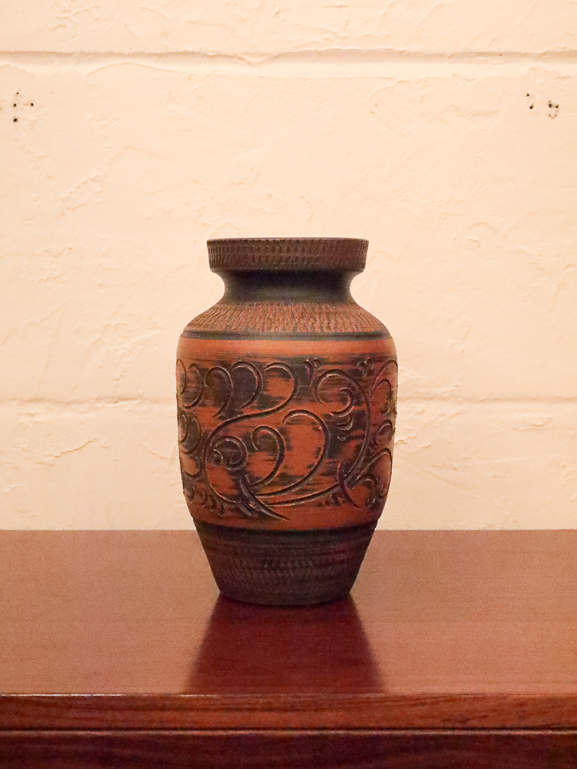 105/25 - West Germany - Fat Lava - セラミックフラワーベース - cerote antiques