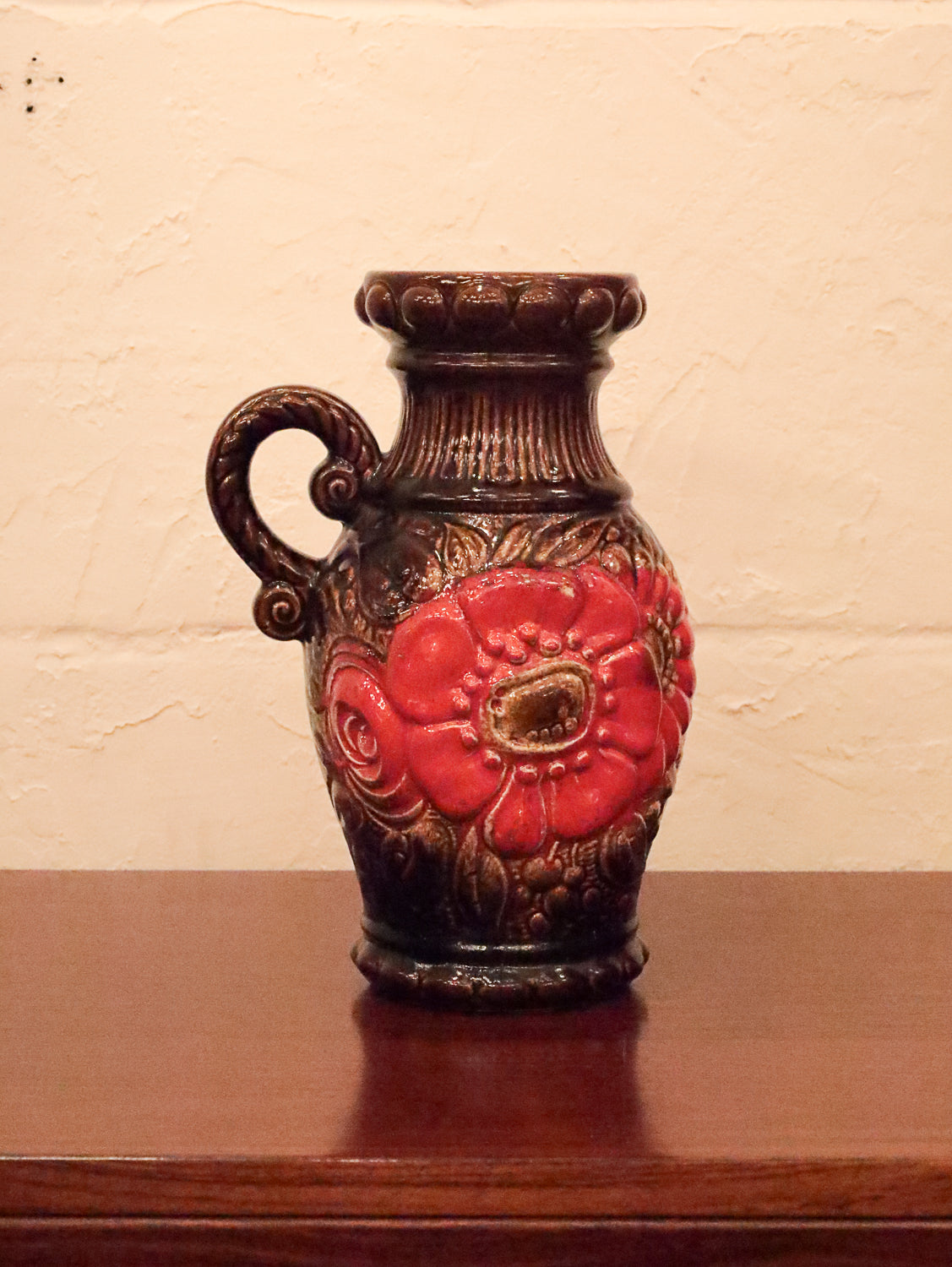 Scheurich 487-28 - West Germany - Fat Lava - セラミックフラワーベース - cerote antiques