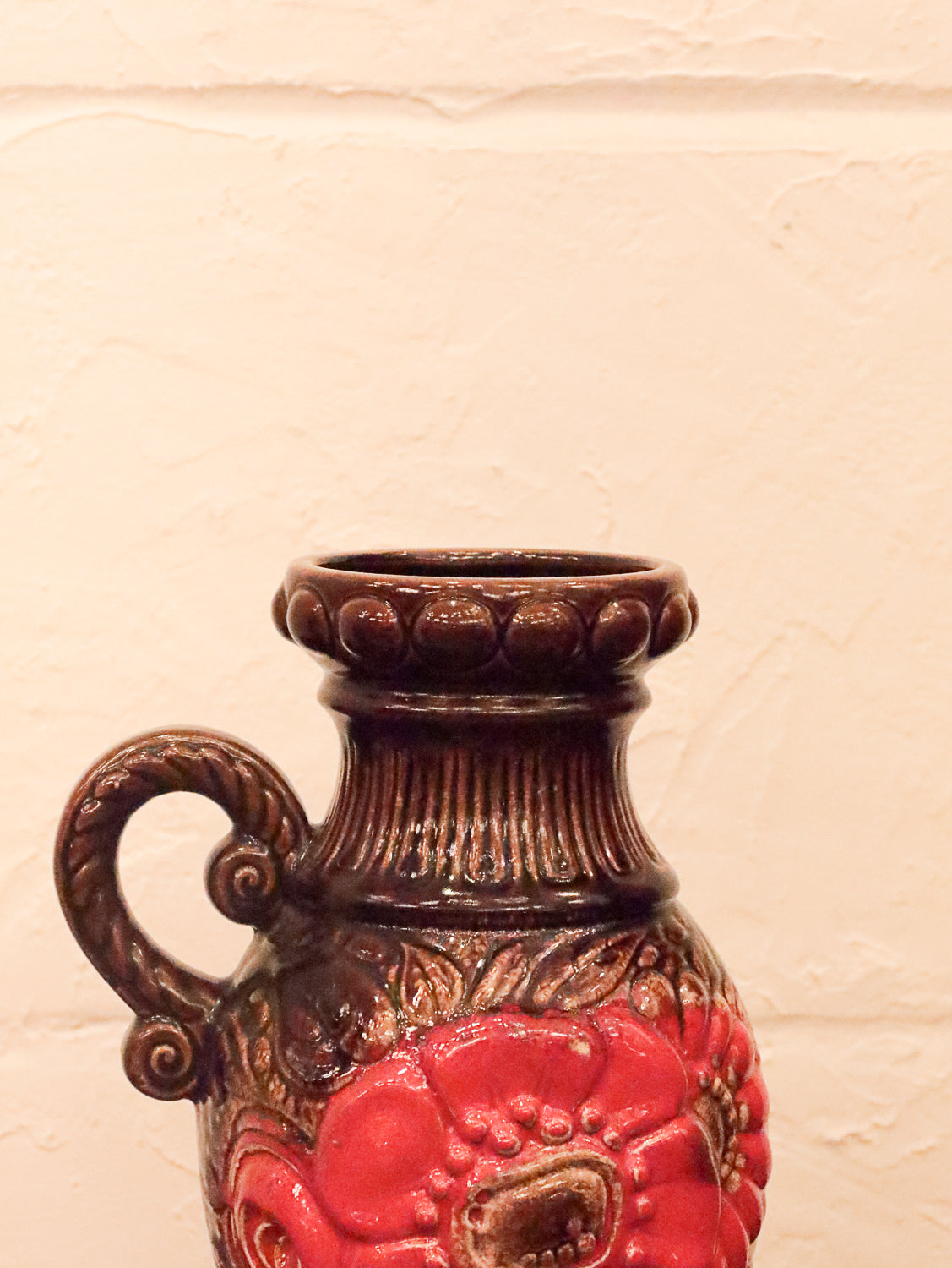 Scheurich 487-28 - West Germany - Fat Lava - セラミックフラワーベース - cerote antiques