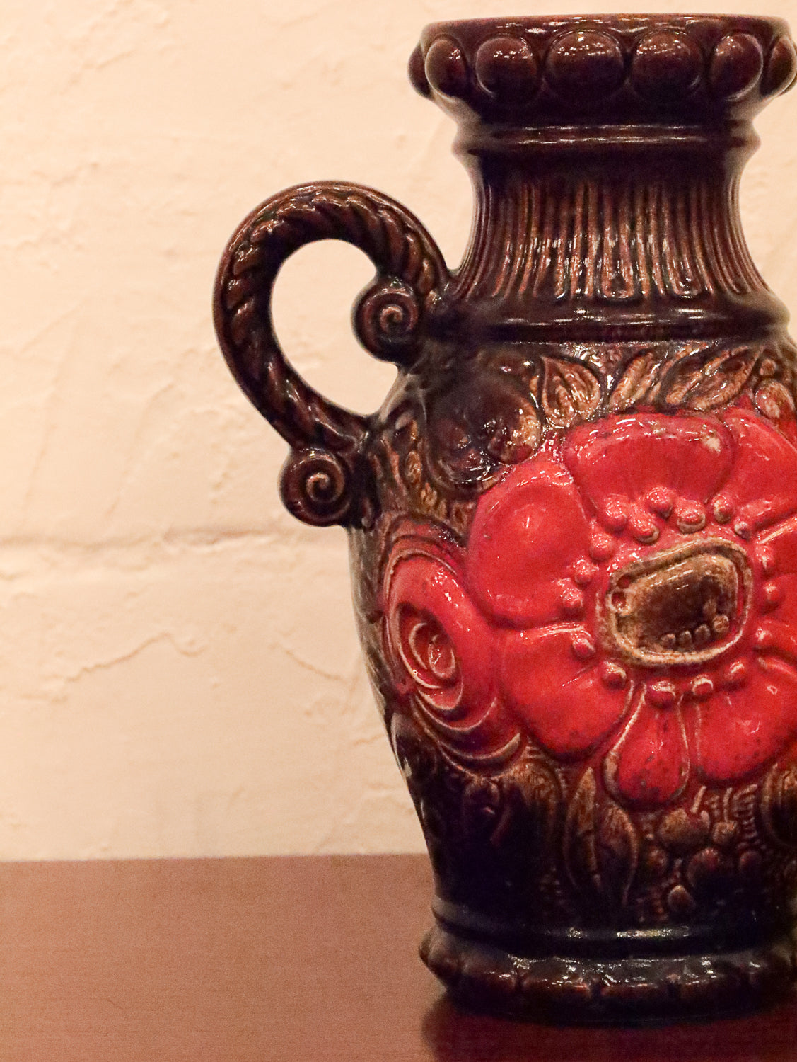 Scheurich 487-28 - West Germany - Fat Lava - セラミックフラワーベース - cerote antiques