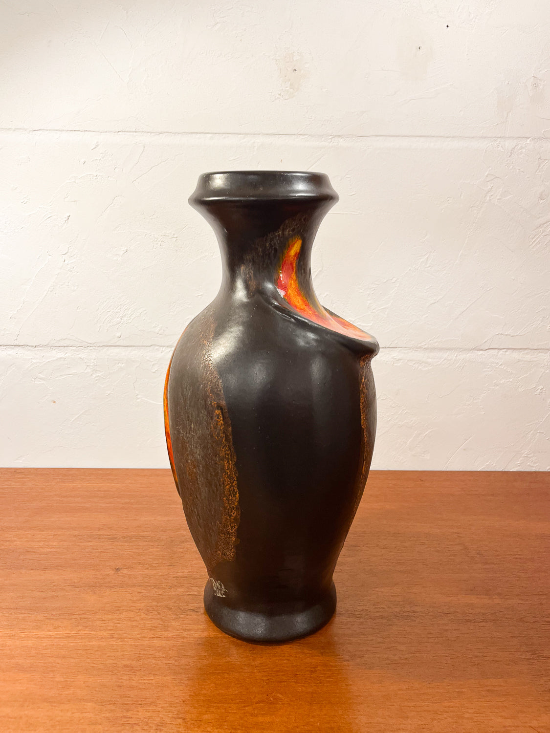 Walter Gerhards 2/45 - Fat Lava - セラミック フラワーベース - West Germany - cerote antiques