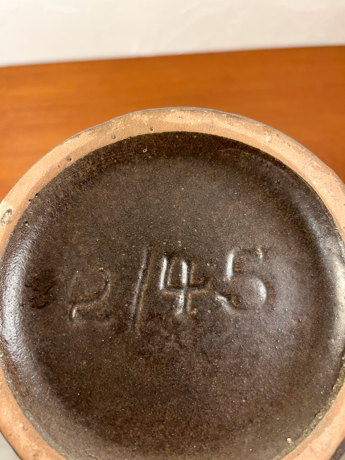Walter Gerhards 2/45 - Fat Lava - セラミック フラワーベース - West Germany - cerote antiques
