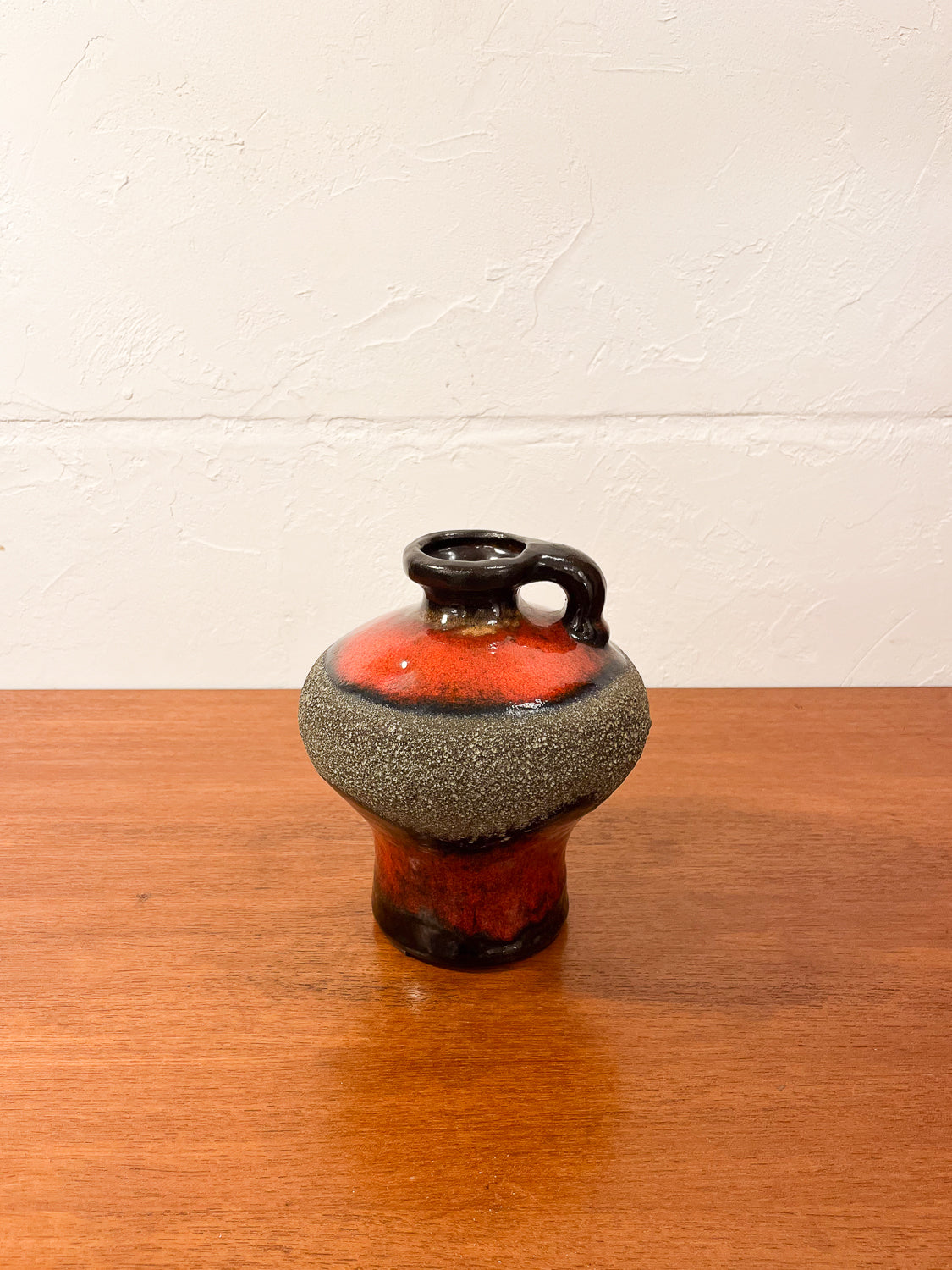 Fat Lava - セラミック フラワーベース - West Germany - cerote antiques