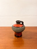 Fat Lava <br>セラミック フラワーベース <br> West Germany <br>cerote antiques