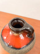 Fat Lava <br>セラミック フラワーベース <br> West Germany <br>cerote antiques