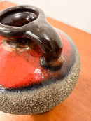 Fat Lava <br>セラミック フラワーベース <br> West Germany <br>cerote antiques
